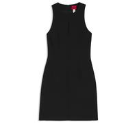 HUGO Minivestito in twill elasticizzato con scollo a goccia - Style Kalopia, 50559016 Nero 44