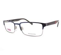 Hugo Montatura Occhiali Blu Nero Argento Uomo 53mm Rx da Sole HG0136 KU0