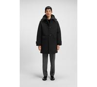 HUGO Montgomery imbottito idrorepellente in tessuto nero intenso - Style Mever2541, 50546225 Nero XS