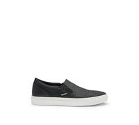 HUGO Scarpa slip-on 'Morrie Slon' grigio scuro / nero, Taglia 43