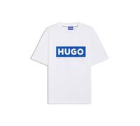 Hugo Nico Blue Short Sleeve T-shirt Bianco XL Uomo