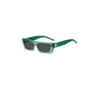 HUGO Occhiali da sole in acetato verde con loghi scomposti - Style HG 1256/S1ED52IR, 58109495 Verde pz.