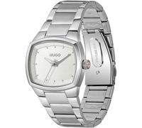 HUGO Orologio Telly in acciaio inox con cassa ispirata al design rétro - Style #TELLY, 58733340 Color argento pz.
