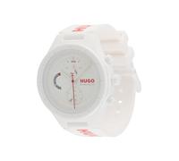HUGO Orologio bianco con cinturino in silicone con logo - Style #LIT MULTI, 58266325 Bianco pz.