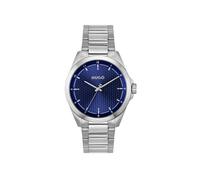 HUGO Orologio in acciaio inox con quadrante testurizzato blu - Style #SEAM, 58733313 Color argento pz.