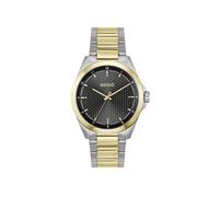 HUGO Orologio analogico da uomo con bracciale in acciaio inox bicolore