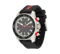 HUGO Orologio con quadrante nero e cinturino in silicone con logo - Style #DIVE, 58565080 Nero pz.