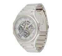 HUGO Orologio analogico '#GRAIL SKELETON' navy / argento Uomo HUGO One Size