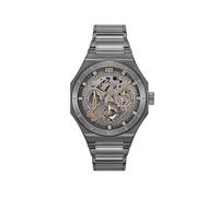 HUGO Orologio Analogico Multifunzione al Quarzo da Uomo Collezione #GRAIL SKELETON con Cinturino in Acciaio Inossidabile Grigio - 1530378