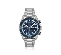 HUGO Orologio con quadrante blu e bracciale a maglie - Style #DIVE, 58565082 Color argento pz.