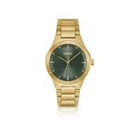 HUGO Orologio dorato con quadrante verde luminoso - Style #LIT, 58733320 Color oro pz.