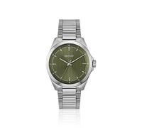 HUGO Orologio in acciaio inox senza cuciture con quadrante testurizzato verde - Style #SEAM, 58733315 Color argento pz.