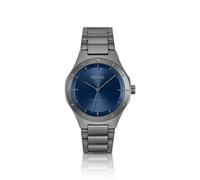 HUGO Orologio placcato grigio chiaro con quadrante blu - Style #LIT, 58733299 Grigio pz.