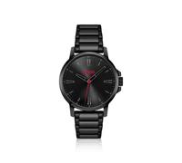 HUGO Orologio placcato nero con bracciale in acciaio tono su tono - Style #SMOOTH, 58565092 Nero pz.