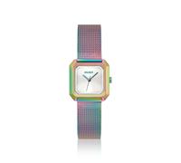 HUGO Orologio quadrato iridescente color nocciola con bracciale maglia mesh - Style #HAZEL, 58733345 Multicolore pz.