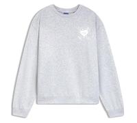 Hugo Oversized Crew_b_4 Maglia di Tuta, Grigio Chiaro, S Donna