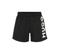 HUGO Boxer da mare ad asciugatura rapida con logo stampato in verticale - Style ABAS, 50513979 Nero XL
