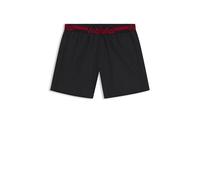 HUGO Pantaloncini da bagno 'TAPI' rosso / nero, Taglia XL