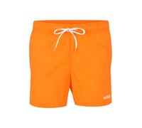 HUGO Pantaloncini da bagno 'HAITI' arancione / bianco Uomo HUGO L arancione / bianco