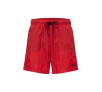 HUGO Pantaloncini da bagno 'Haiti' rosso / nero, Taglia S