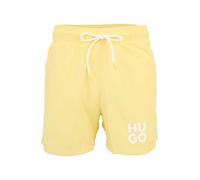 HUGO Pantaloncini da bagno 'PAOLO' giallo / bianco Uomo HUGO L