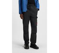 HUGO Pantaloni cargo regular fit in cotone ripstop - Style Garlo233, 50493865 Nero 90