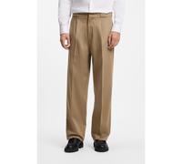 HUGO Pantaloni casual eleganti in cotone elasticizzato - Style Riko263, 50573217 Beige L