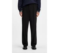 HUGO Pantaloni con fit moderno in twill elasticizzato con piega sulla parte anteriore - Style Flips251X, 50538671 Nero 106