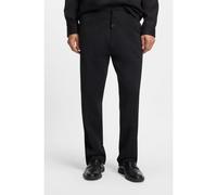 HUGO Pantaloni da tuta in misto cotone con righe in rilievo - Style Davropant, 50553471 Nero S