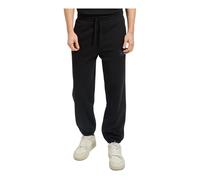 HUGO Pantaloni della tuta in terry di cotone con logo e cuciture a contrasto - Style Notharos, 50553508 Nero XXL