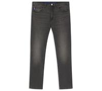 HUGO Jeans slim fit in denim elasticizzato nero effetto lavato - Style Ash, 50547119 Grigio scuro 31/34