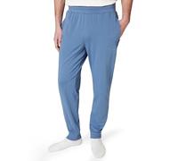 Hugo Pantaloni da Uomo Laze CW in Cotone Stretch con Polsini e Logo incorniciato, L
