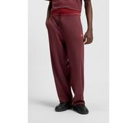 HUGO Pantaloni della tuta HUGO x RB a vestibilità oversize con vita a righe elasticizzata - Style Dolmapan_RB, 50549308 Rosso scuro XXL