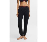 HUGO Pantaloni della tuta in misto cotone con elastico in vita con logo - Style SPORTY LOGO_PANTS, 50520499 Nero M