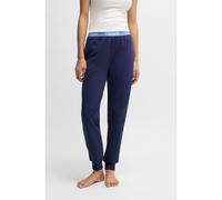HUGO Pantaloni della tuta in misto cotone con elastico in vita con logo - Style SPORTY LOGO_PANTS, 50520499 Blu scuro S