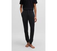 HUGO Pantaloni della tuta in misto cotone con logo con cuore - Style Alexandria Pants, 50532302 Nero S