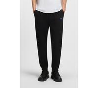 HUGO Pantaloni della tuta in terry di cotone con toppa con logo blu - Style Napin, 50522372 Nero M
