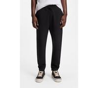 HUGO Pantaloni della tuta in terry di cotone con toppa con logo - Style Napin, 50522372 Nero S