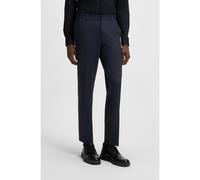 HUGO Pantaloni extra slim fit in jersey elasticizzato con microstampa - Style Hesten253F1X-H, 50544601 Blu scuro 44