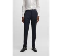 HUGO Pantaloni extra slim fit in misto lana elasticizzato - Style Hesten224E1X, 50476482 Blu scuro 54