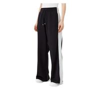 Hugo - Pantaloni Neri in Cotone a Gamba Larga - - Trousers - Donna - Nero - M
