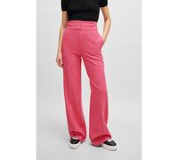 HUGO Pantaloni regular fit a vita alta con gamba svasata - Style Himia, 50513960 Rosa 38