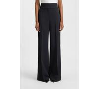 HUGO Pantaloni regular fit a vita alta con gamba svasata - Style Himia, 50516143 Blu scuro 36