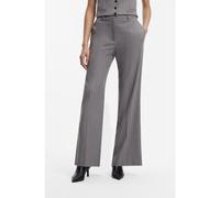 HUGO Pantaloni regular fit gessati con dettaglio D-ring - Style Hasmina, 50569808 Grigio a motivi 44