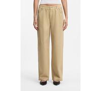 HUGO Pantaloni relaxed fit in cotone - Style Hidaya-1_B, 50560085 Beige 36