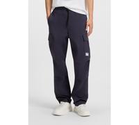 HUGO Pantaloni relaxed fit in tessuto ripstop - Style Gadic242, 50545643 Blu scuro XL