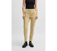 HUGO Pantaloni slim fit alla caviglia con zip sul fondo gamba interno - Style Hedima, 50513770 Beige chiaro 48