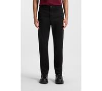 HUGO Pantaloni slim fit in gabardine di cotone elasticizzato - Style David251D, 50530886 Nero 35/30