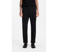 HUGO Pantaloni slim fit in gabardine di cotone elasticizzato - Style David251D, 50530886 Nero 35/34