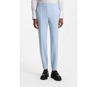 HUGO Pantaloni slim fit in tessuto elasticizzato con rivetto con logo - Style Hagonia-1, 50539991 Celeste 44